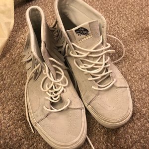 VANS x Madewell Fringe skate hi-top sneaker